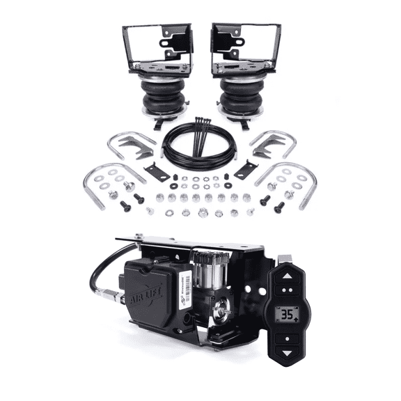 Air Lift Loadlifter 5000 Air Spring Kit and WirelessOne Compressor w/ EZ Mount Compatible with 2024-2026 Toyota Tacoma
