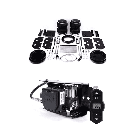 Air Lift Loadlifter 5000 Ultimate Air Spring Kit and WirelessOne Compressor w/ EZ Mount Compatible with 2007-2026 RAM 4500 / 5500 (Cab & Chassis Only)