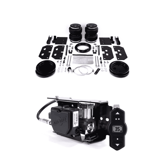 Air Lift Loadlifter 5000 Ultimate Air Spring Kit and WirelessOne Compressor w/ EZ Mount Compatible with 2007-2026 RAM 4500 / 5500 (Cab & Chassis Only)