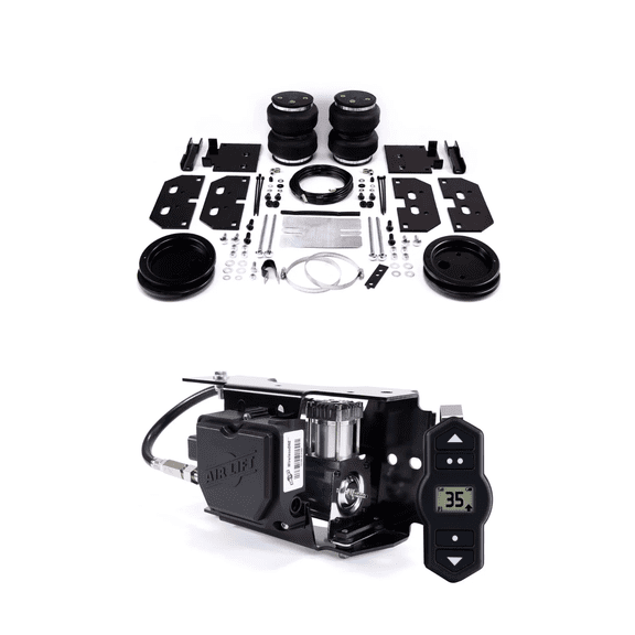 Air Lift Loadlifter 5000 Ultimate Air Spring Kit and WirelessOne Compressor w/ EZ Mount Compatible with 2007-2026 RAM 4500 / 5500 (Cab & Chassis Only)