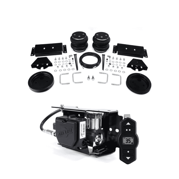 Air Lift Loadlifter 5000 Ultimate Air Spring Kit and WirelessOne Compressor w/ EZ Mount Compatible with 2013-2026 RAM Promaster 1500 / 2500 / 3500