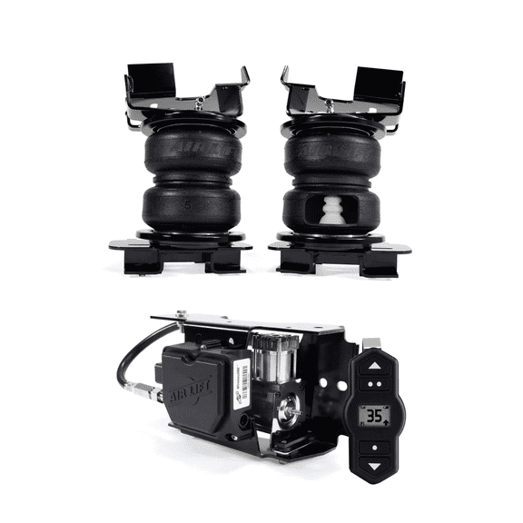 Air Lift Loadlifter 5000 Ultimate Air Spring Kit and WirelessOne Compressor w/ EZ Mount Compatible with 2016-2020 Ford F150