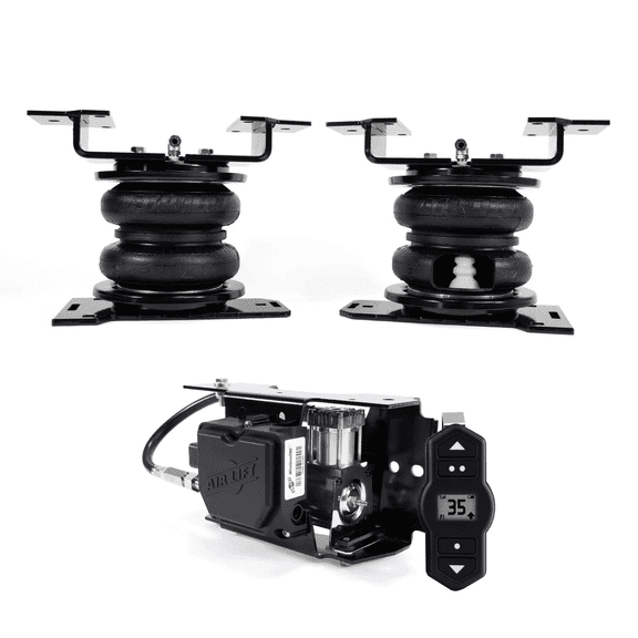Air Lift Loadlifter 5000 Ultimate Air Spring Kit and WirelessOne Compressor w/ EZ Mount Compatible with 2019-2026 Chevy Silverado / GMC Sierra 1500
