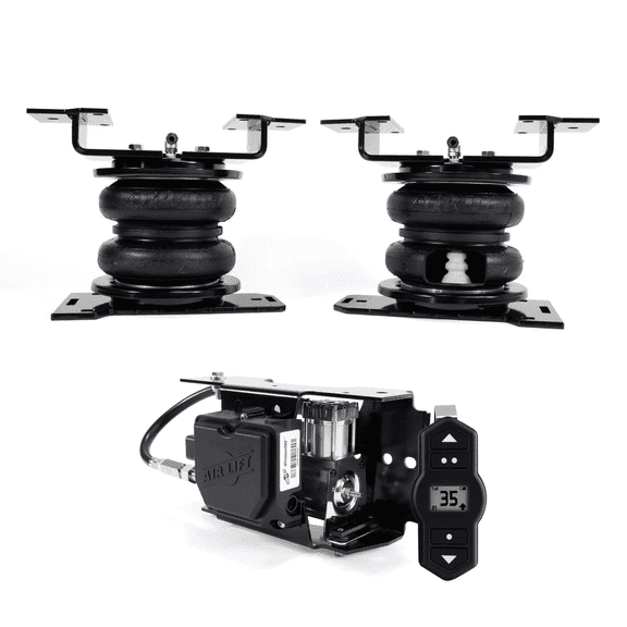 Air Lift Loadlifter 5000 Ultimate Air Spring Kit and WirelessOne Compressor w/ EZ Mount Compatible with 2019-2026 Chevy Silverado / GMC Sierra 1500