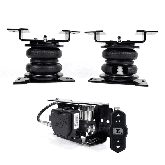 Air Lift Loadlifter 5000 Ultimate Air Spring Kit and WirelessOne Compressor w/ EZ Mount Compatible with 2019-2026 Chevy Silverado / GMC Sierra 1500