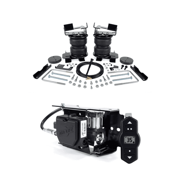 Air Lift Loadlifter 5000 Ultimate Air Spring Kit and WirelessOne Compressor w/ EZ Mount Compatible with 2021-2026 Ford F150 w/o PowerBoost