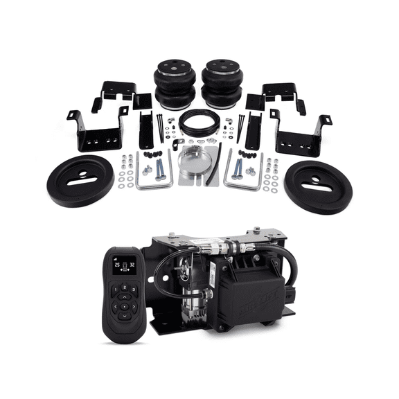 Air Lift Loadlifter 7500 XL Ultimate Air Spring Kit and WirelessAir Compressor w/ EZ Mount Compatible with 2011-2019 Chevy Silverado / GMC Sierra 2500HD / 3500HD