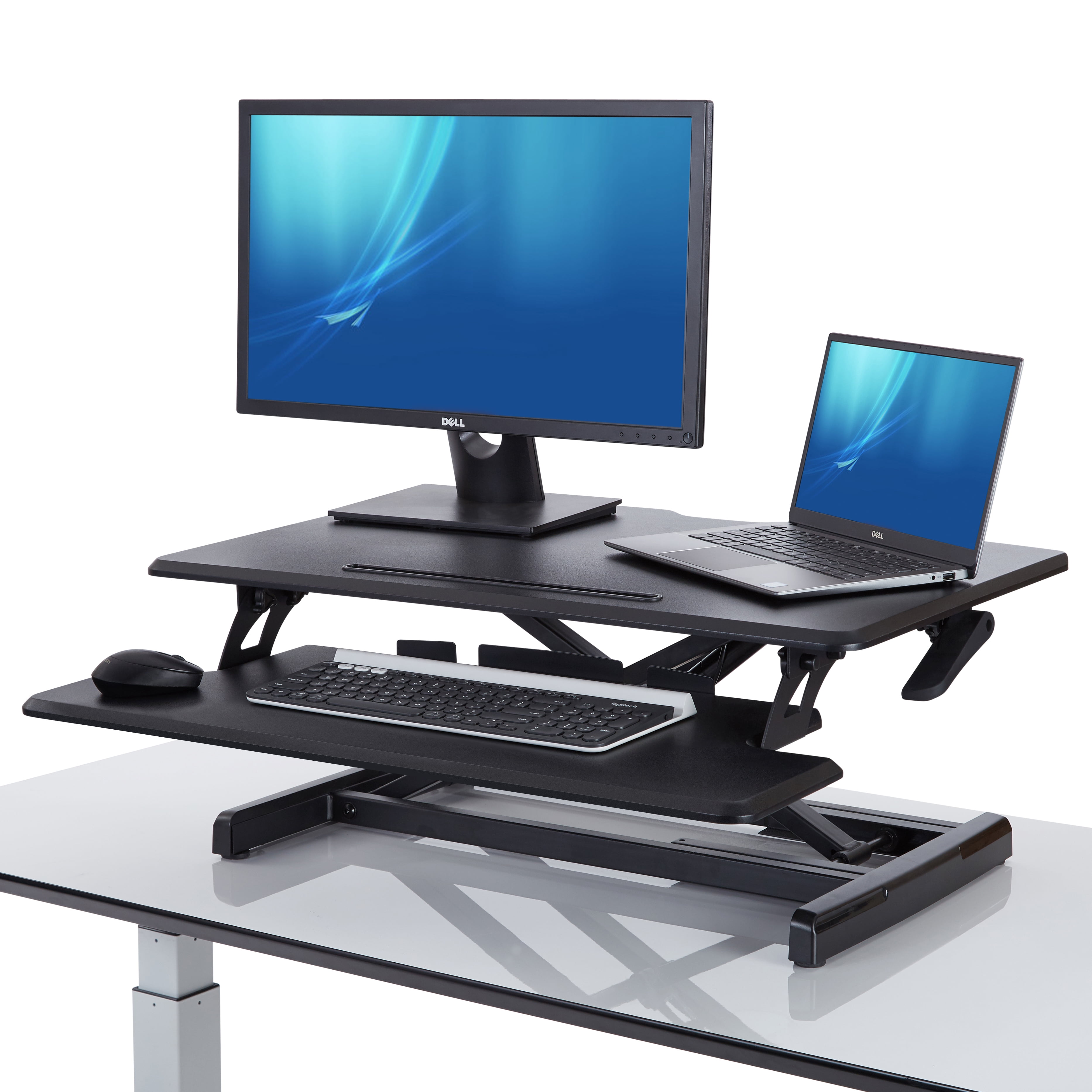 パソコンデスク Air 13 Pro Air Lift PRO Seville Classics Pneumatic Desk Riser - Walmart.com