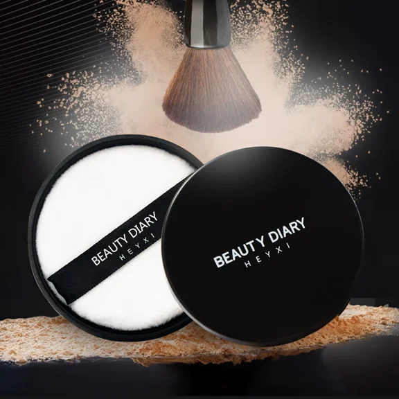Air-Light Setting Powder: Oil-Control, Waterproof, Sweat-Resistant, Coverage Loose Powder 12g