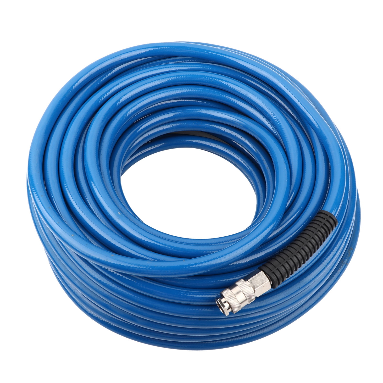 Air Line Hose 30M Blue Flexible PVC Hose with Quick Connector for Air Compressor Industrial Use