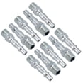 thumbnail image 1 of Air Line Hose Fitting Connector Male Quick Release 1/4 Male Thread 10pk, 1 of 6
