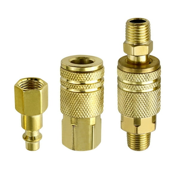Air Line Hose Fitting Quickly Release Coupling Adapter Quick Coupler Compressor Connector Quick Connecting Air Hose Fitt