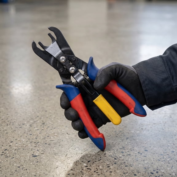 Air Line Removal Tool, Air Hose & Connector Removal Pliers for 3/8" 1/2"(10mm 12mm) Push to Connect Fittings, Quick Release Hose Connector Disconnect & Orifice Tube Removal Hand Tool