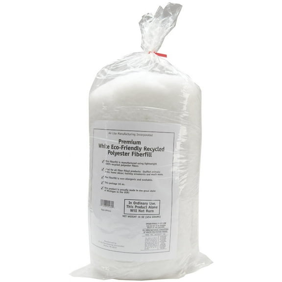 Air Lite Eco-Friendly Recycled Polyester Fiberfill - 16 Oz.