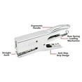 thumbnail image 1 of Air Locker A08 Manual / Hand Plier Stapler Uses Fine Wire Standard Staples 24/6-8 mm, 26/6-8 mm & R90007 1/4 Inch Length 1/2 Inch Crown Staples, 1 of 6