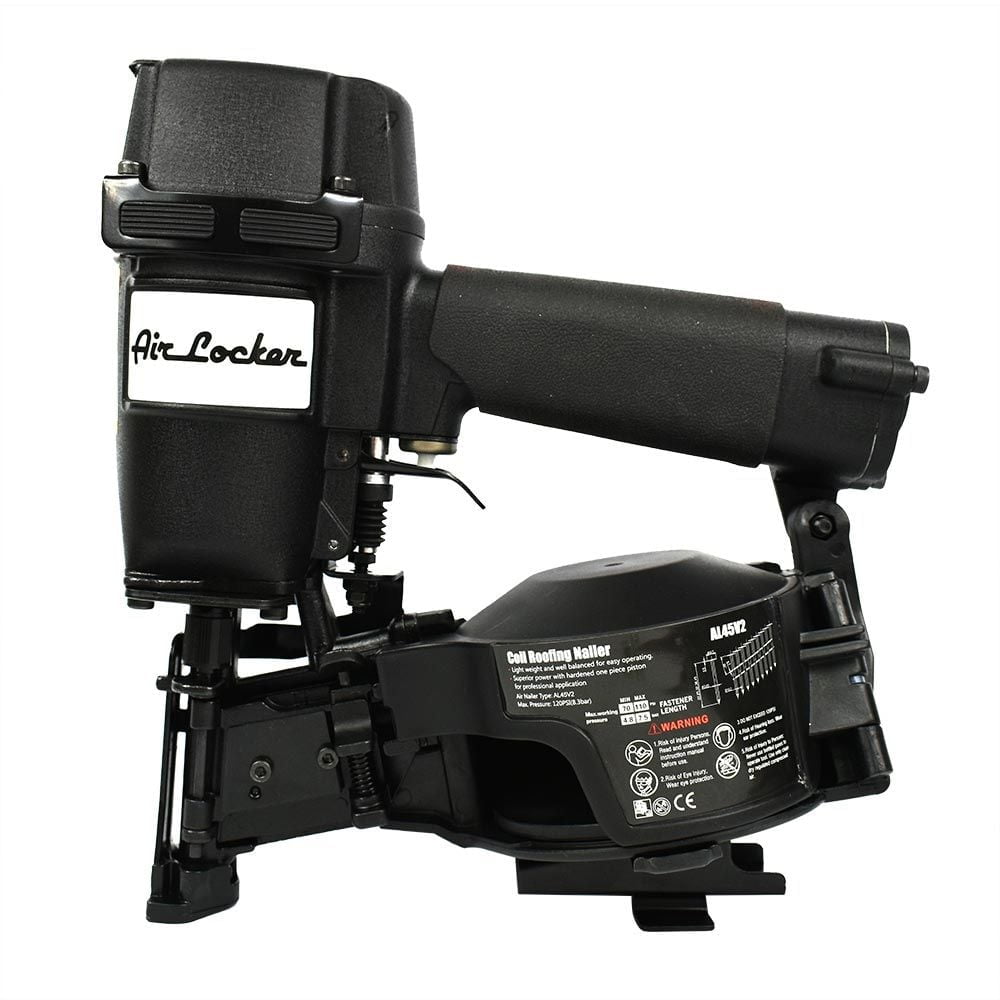 Air Locker AL45V2 7/8 Inch to 1-3/4 Inch Coil Roofing Nailer (Side Load)