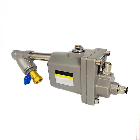 Air Loss Automatic Drain Valve, Auto Drain Valve for Air Compressor, 1.6Mpa Automatic Drainer with Pre-Filter Valve for Compressor Air Tank, Quick Drainage, No Electricity Required