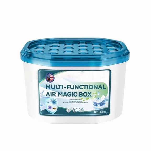 Air Magic Box, Indoor Air Dehumidification Magic Box, Keep The Room Dry, for Car, Bedroom, House, Office White