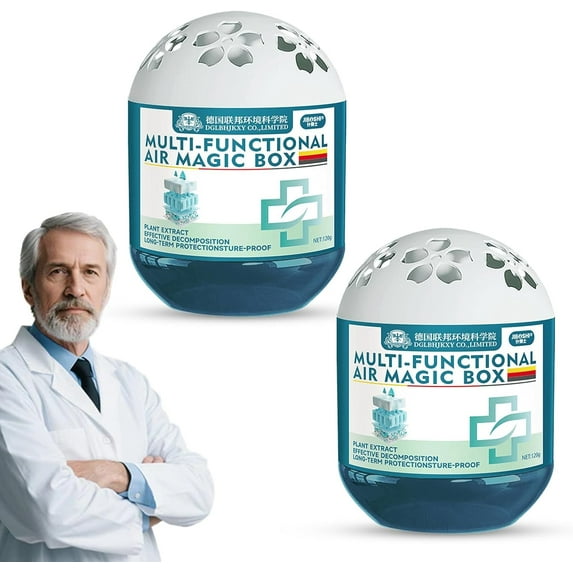 Air Magic Box, Indoor Air Purification Dust Removal Magic Box, Long-Lasting Air Freshener 120g for Home, Office, Bedroom, Pet Areas