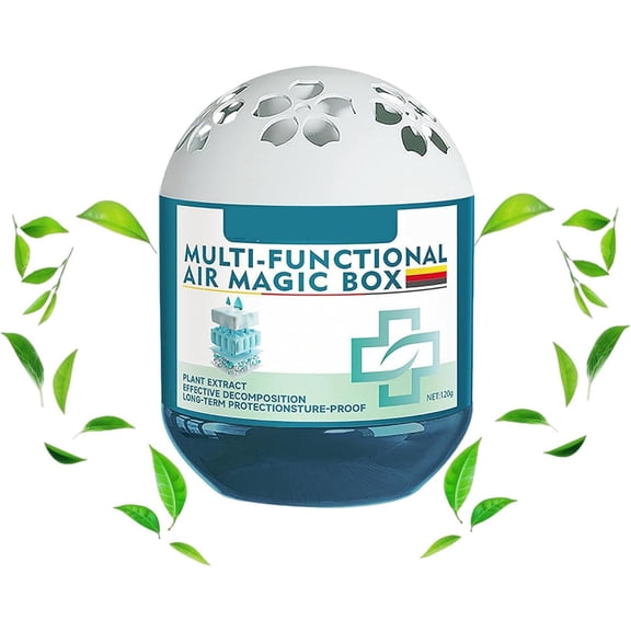 Air Magic Box, Indoor Air Purification Dust Removal Magic Box, Long-Lasting Air Freshener for Home, Office, Bedroom, Pet Areas (120g 1PCS)