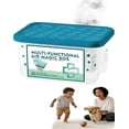 thumbnail image 1 of Air Magic Box - Indoor Air Purification Dust Removal Magic Box, Multi-functional Air Magic Box Cleaner, No Noise, Automatic Dust Collection Purifies,For Bedrooms,Offices,Pet Areas (350G, 1PCS), 1 of 7