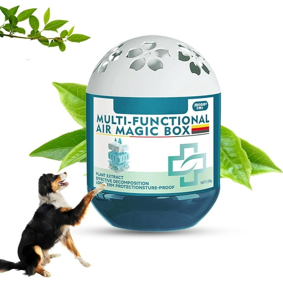 Air Magic Box - Indoor Air Purification Dust Removal Magic Box, Multi-functional Air Magic Box Cleaner, Plant Extract Long-Lasting Freshness for Pet Areas, Home
