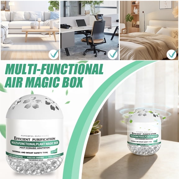 Air Magic Box Indoor Purification Removal Box,Plant-Based Multi-Functional Freshener For Bedrooms, Closets & Pet Areas – Easy Placement & Long-Lasting Freshness