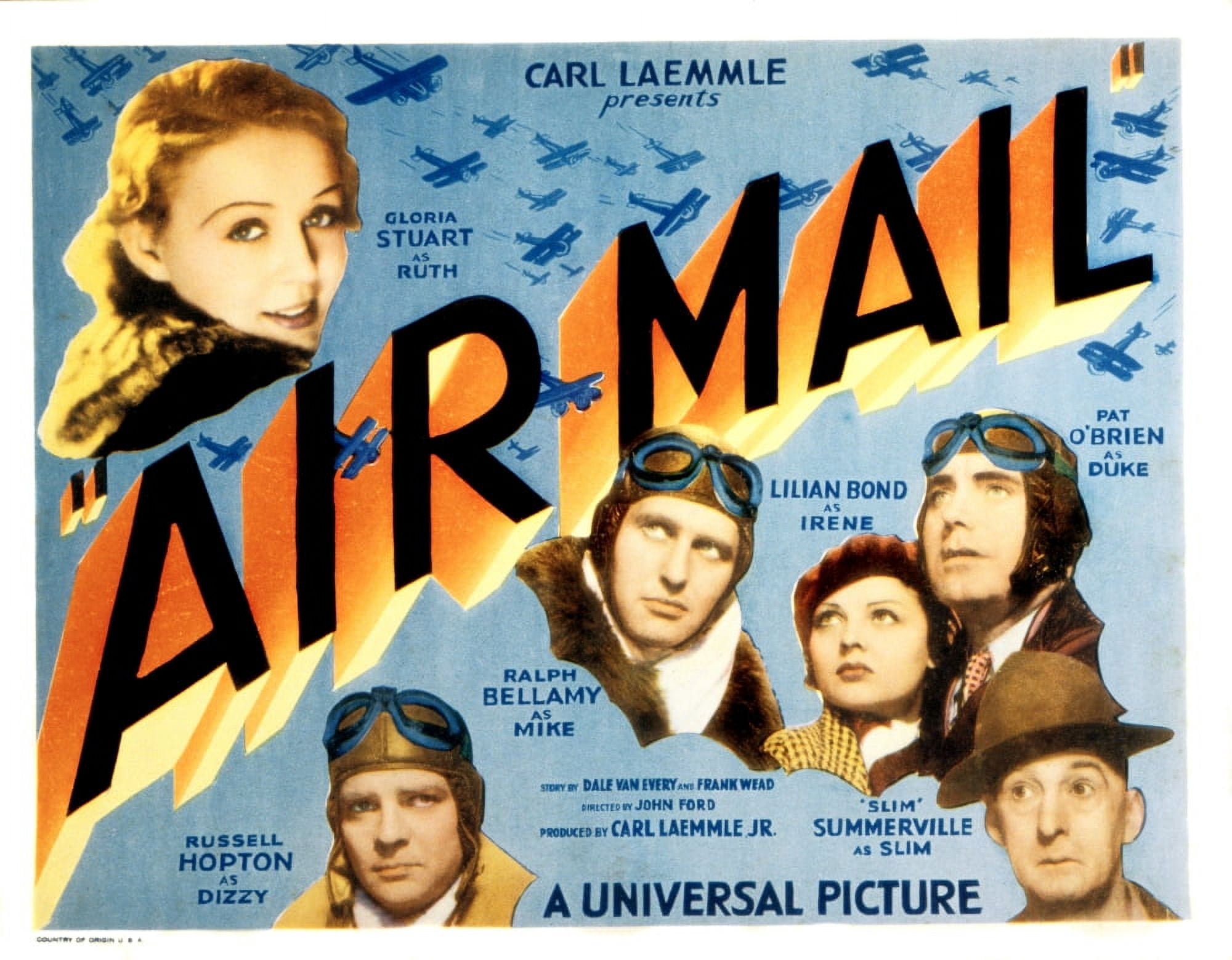 Air Mail Canvas Art - (28 x 22)