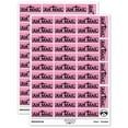 thumbnail image 1 of Air Mail with Airplane Sticker Set - Light Pink - Matte Finish - 1.5" Small, 1 of 7