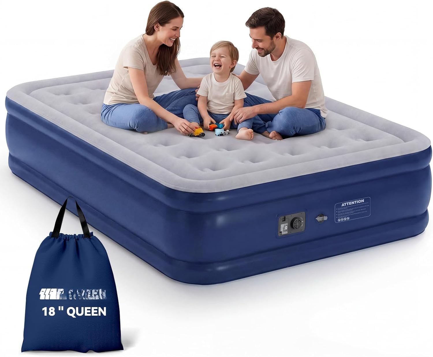 Deflation Inflatable Air Mattress with Built in Pump,18