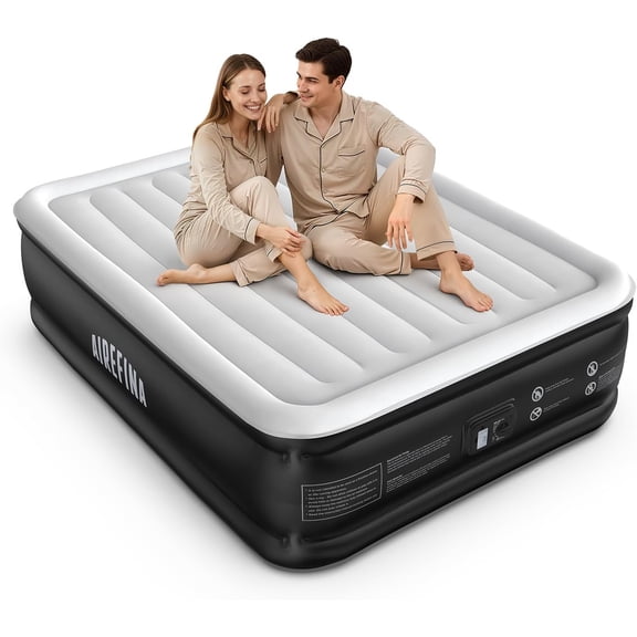 Air Mattress with Built in Pump, Upgraded Surface Inflatable Mattress for  Guest Temporary Use, Comfort Blow Up Air Mattress  with Carry Bag Colchones Inflables, 700 lbs Max