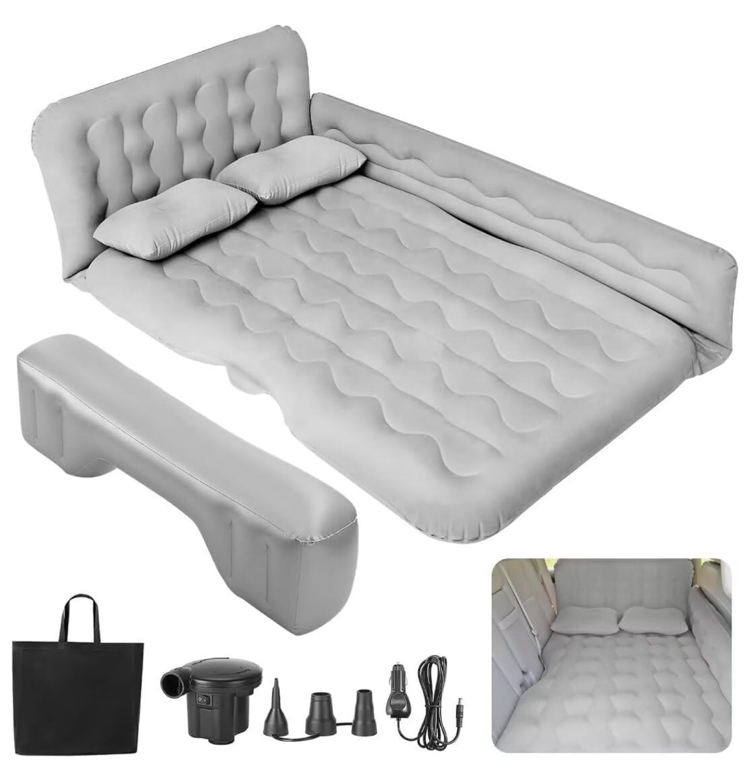 Air Mattress Car Thickened X Inflatable car air Mattress Back seat