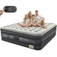 thumbnail image 1 of Air Mattress King with Built in Pump, Inflatable Mattress Blow Up Mattress 18 Raised Comfort,Upgraded Surface Portable Bed, Air Bed for Home, Guest, Camping, Colchone Inflable, 650 lbs, 1 of 8
