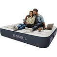 Air Mattress Queen with Built in Pump Upgraded Blow Up Bed, 2 Mins