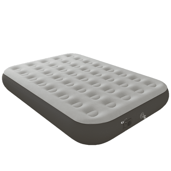 Queen Air Mattress with Built in Pump,10IN Air Bed with 3 Mins Self-Inflation/Deflation,Blow up Mattress for Camping, Home & Guest ,450lb,Gray