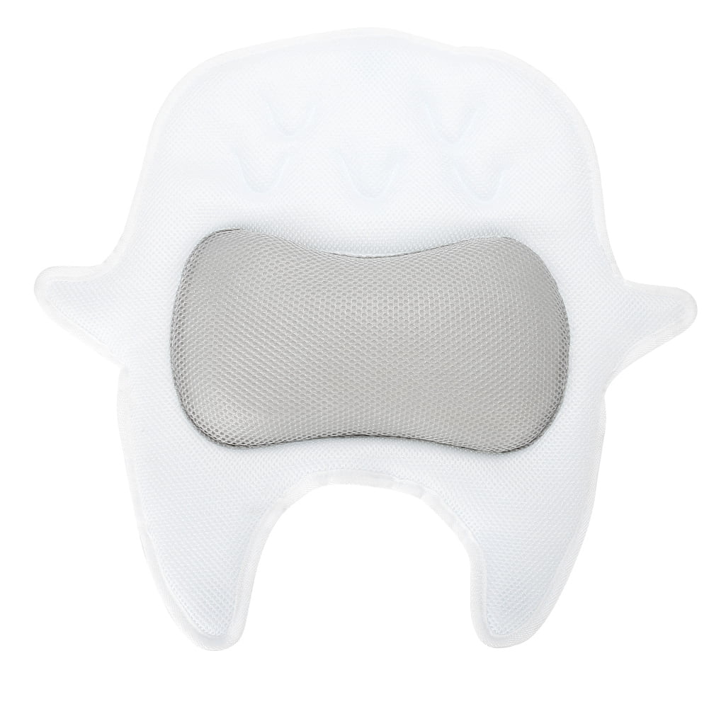 Air Mesh Bath Pillow with 5 Suction Cups Bathtub Spa Head Rest Neck