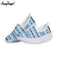 Air Mesh Slip On Shoes African Bogolan Tribal Pattern Comfortable