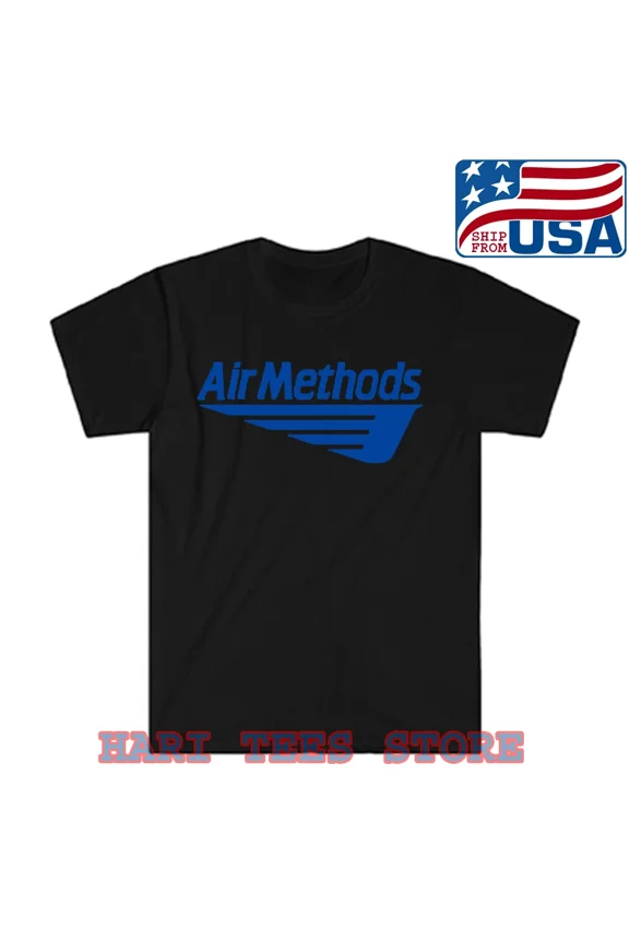 Air Methods Helicopter Men's Black Size S to 5XL