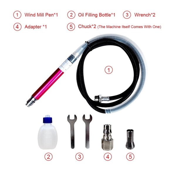 Air Micro Die Grinder Kits Mini Pencil Polishing Engraving Wood Jewelry Polishing Grinding Cutting Pneumatic Tools ,Easy to Use