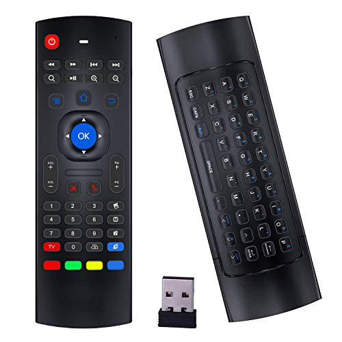 Air Mouse Remote, MX3 Pro 2.4G Android Box Remote with Mini Wireless Keyboard,Compatible for Android TV/Box/IPTV/Android Projector/HTPC/Xbox/Raspberry Pi