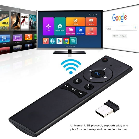 Air Mouse TV Remote Designed For Nvidia Shield Android TV Box Home & Volume Works
