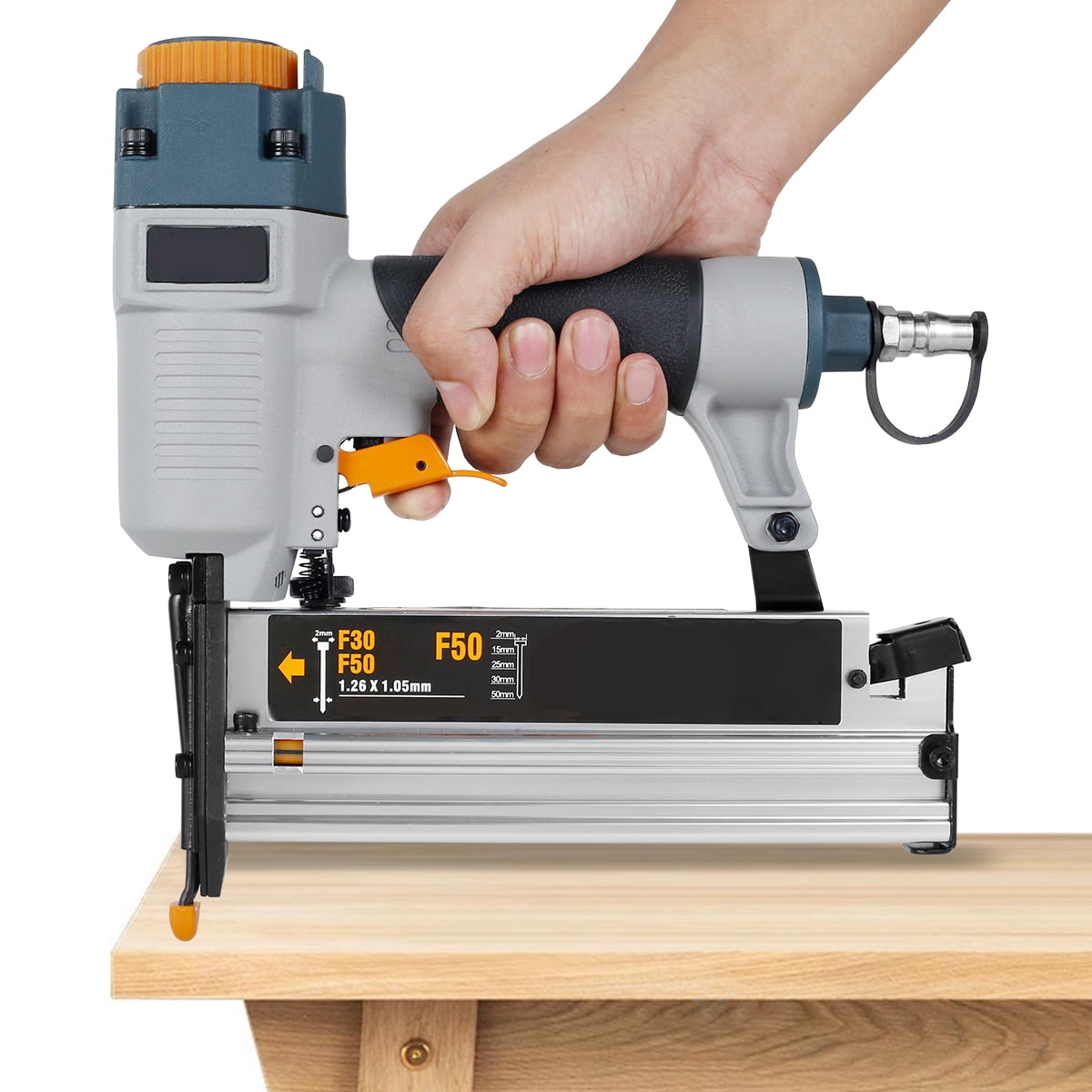 Air Nailer Carpenter Pneumatic Nail Tool T50 F50 440K 16Ga 18Ga Air