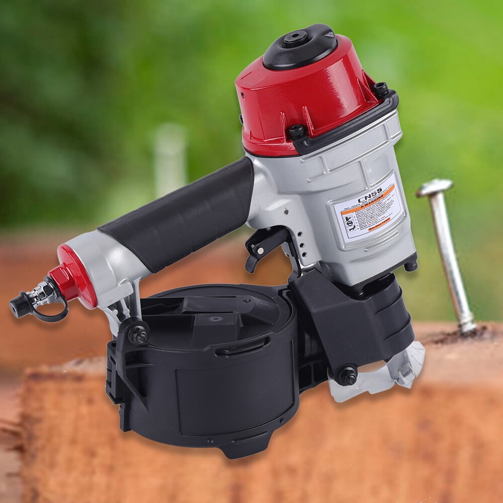 Air Nailer Coil Nailer Pneumatic Air Nail Gun Portable for Wooden Furniture Fence Plywood