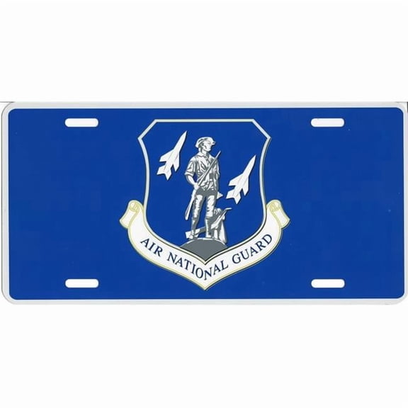 Air National Guard Photo License Plate