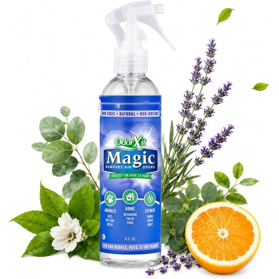 Air Odor Neutralizer, Bathroom and Basement Odor Eliminator, and Natural Dog Deodorizing Spray, 8oz