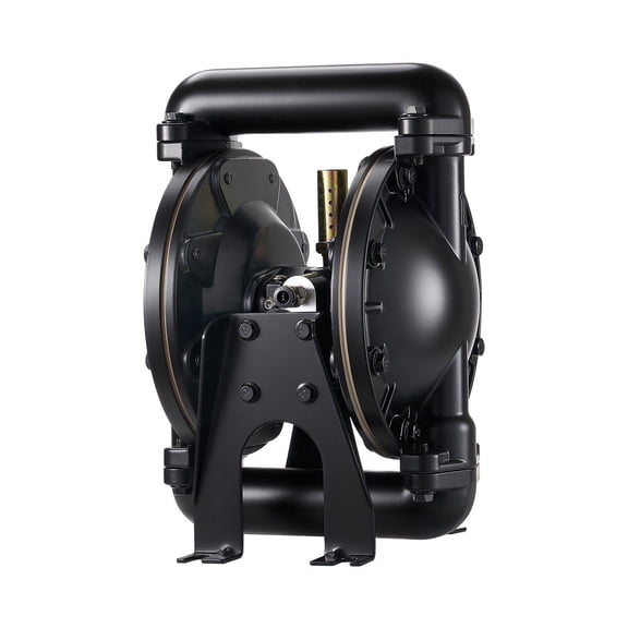 Air Operated Double Diaphragm Pump 35 GPM 1 Inch Inlet Outlet Pneumatic Transfer Pump 114 PSI Aluminum Alloy for Diesel Grease Kerosene Gasoline Oil