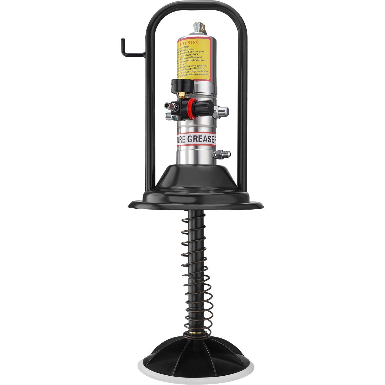 50:1 Air Operated Grease Pump with 13ft High Pressure Hose 360 Degree Grease Gun Portable Pneumatic Lubrication Pump