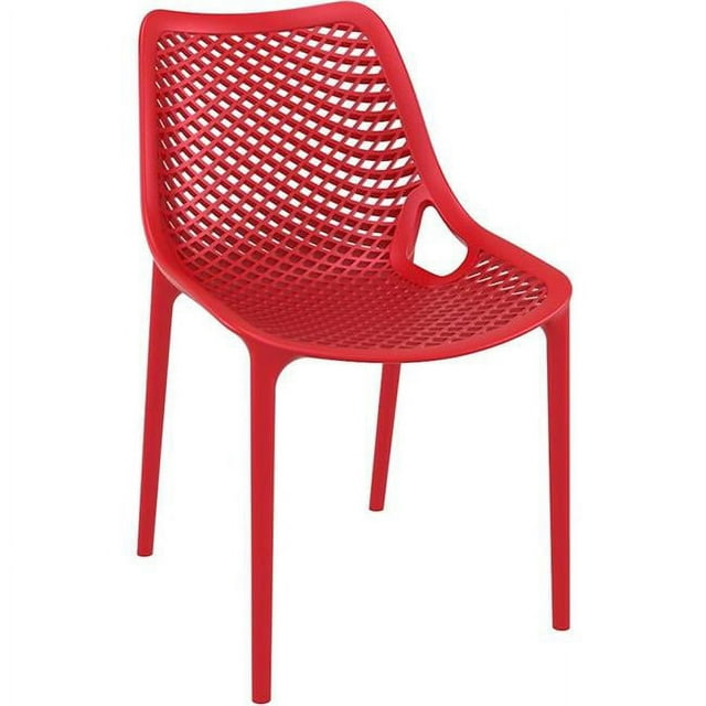 Air Outdoor Dining Chair  Red - Set of 2