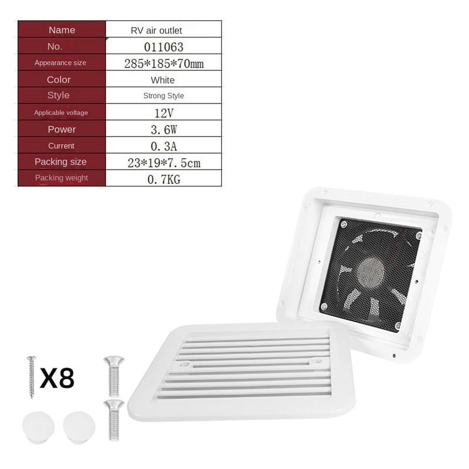 Air Outlet Radiator Ventilation Vent Ventilation Fan Accessories model