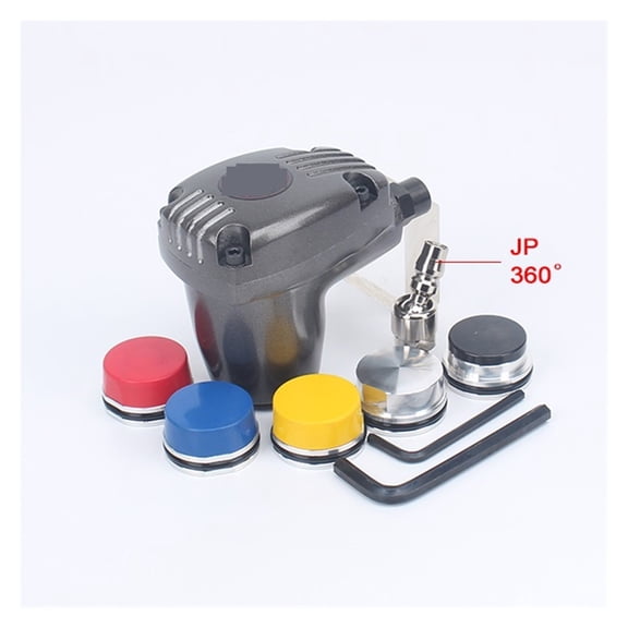Air Palm Hammer Automatic Hammers Pneumatic Hammer Hand-held Air Palm Hammer 6 Different Hardness Tips For Body Repair Plastic Inlay Assembly ,Easy to Use